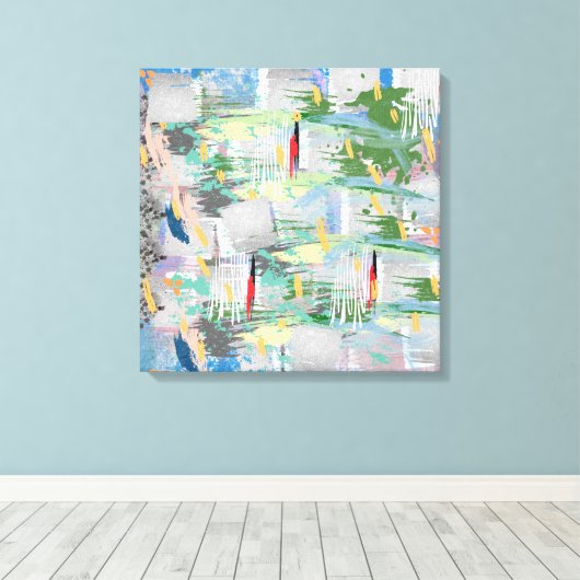 Deep Earth Minerals Canvas Afdruk (Insitu (Houten vloer))