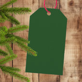 Deep Elegant Green - Solid Gift Labels Cadeaulabel
