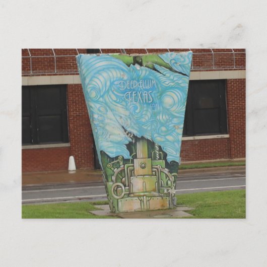 Deep Ellum Graffiti Art # 6 Briefkaart (Voorkant)