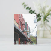 Deep Ellum Music Het teken van het vrije Man Briefkaart (Staand voorkant)