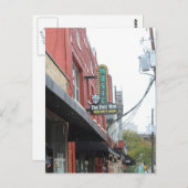 Deep Ellum Music Het teken van het vrije Man Briefkaart (Voorkant / Achterkant)