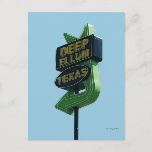 DEEP ELLUM Texas postcard Briefkaart (Voorkant)