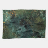 Deep Emerald Elegant Theedoek (Horizontaal)