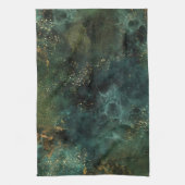 Deep Emerald Elegant Theedoek (Verticaal)