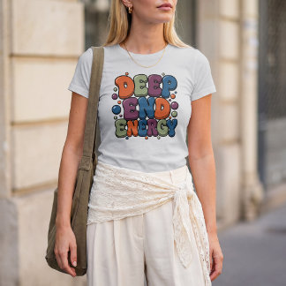 Deep End Energie Ontwerp T-shirt