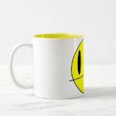 Deep Face Fun Tweekleurige Koffiemok (Links)