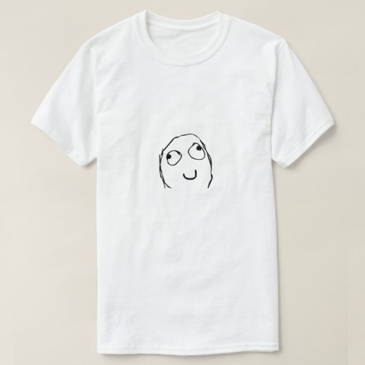 Deep Face Meme T-shirt (Design voorkant)