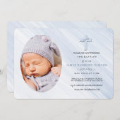 Deep Faith Foto Religieuze uitnodiging (Voorkant / Achterkant)