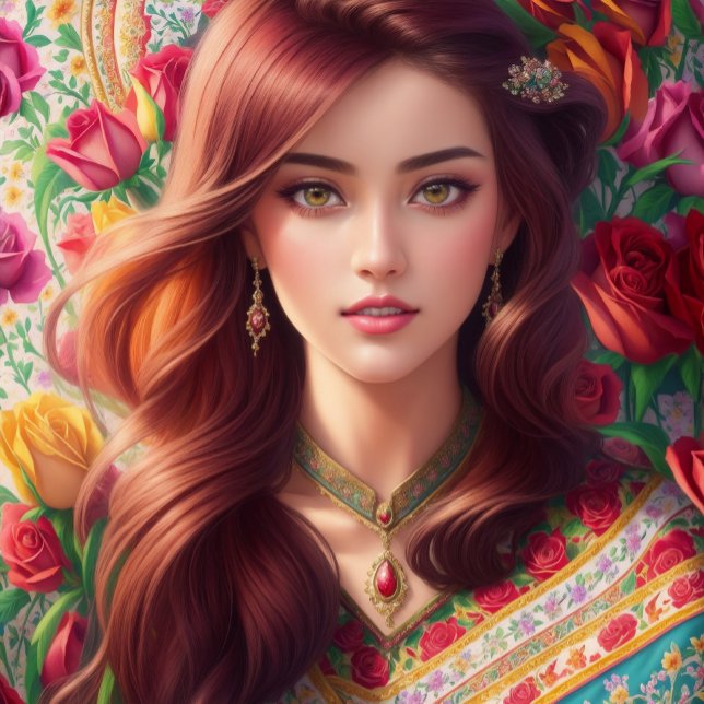 Deep Feelings of Love met Rozen en Tulpen - Kussen (Express Your Deep Feelings of Love with Flowers - The Language of Floral Romance)