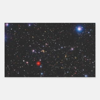 Deep Field Afbeelding Galaxy Supercluster Abell 90 Rechthoekige Sticker