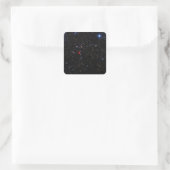 Deep Field Afbeelding Galaxy Supercluster Abell 90 Vierkante Sticker (Tas)