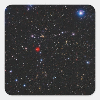 Deep Field Afbeelding Galaxy Supercluster Abell 90 Vierkante Sticker