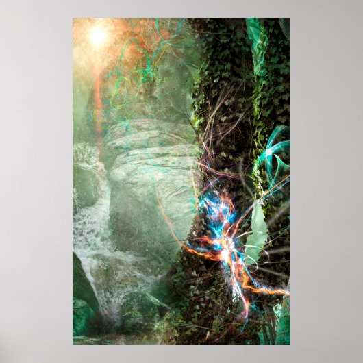 DEEP FOREST ELEMENTAL SPRITE POSTER (Voorkant)