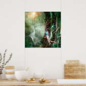 DEEP FOREST ELEMENTAL SPRITE POSTER (Keuken)