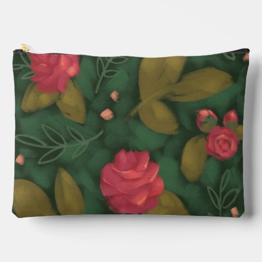 Deep Forest Floral Bag Etui (Voorkant)