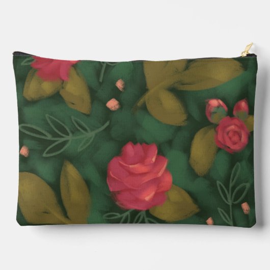 Deep Forest Floral Bag Etui (Achterkant)