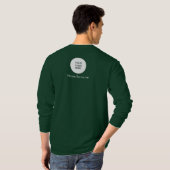 Deep Forest Green Add Upload Logo here Mannen T-shirt (Achterkant volledig)