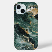 Deep Forest Green Marble telefoonhoesje Case-Mate iPhone Case (Achterkant)