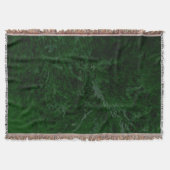Deep Forest Green Throw Blanket Deken (Voorkant)