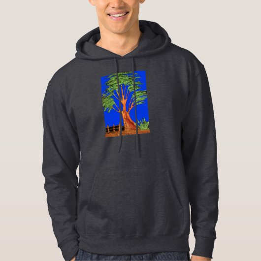 Deep Forest Hakuna Matata Kinderen Hanes Hoodie (Voorkant)
