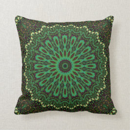 Deep Forest Kaleidoscope Pillow Kussen