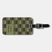 Deep Forest kleurencombinatie aan beide zijden Bagagelabel (Voorkant horizontaal)