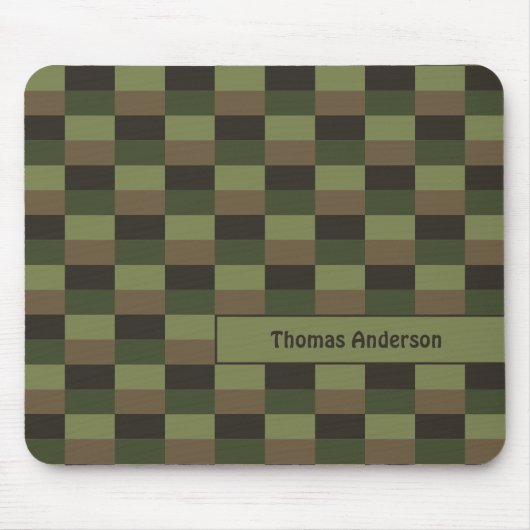 Deep Forest-kleurencombinatie Muismat (Voorkant)