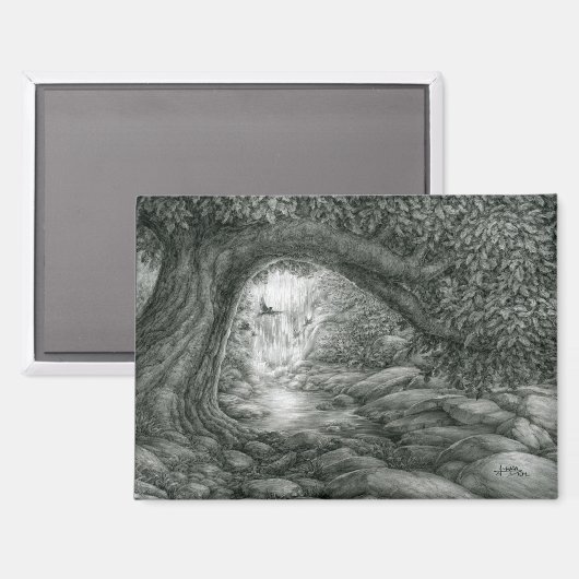 Deep Forest Oasis Magneet (Voorkant / Achterkant)