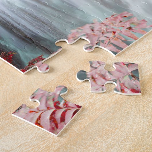 Deep Forest Waterfall Legpuzzel (Zijkant)
