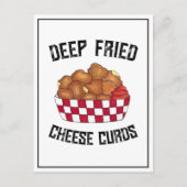 Deep Fried Cheese Curds Minnesota Wisconsin Food Briefkaart (Voorkant)