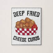 Deep Fried Cheese Curds Minnesota Wisconsin Food Legpuzzel (Verticaal)