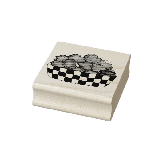 Deep Fried Cheese Curds Minnesota Wisconsin Food Rubberstempel (Stempel)