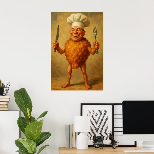 “Deep Fried Dreams” – Een humoristisch portret Poster (Thuiskantoor)