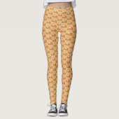 Deep Fried Rocky Mountain Prairie Oysters Wyoming Leggings (Voorkant)