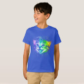 Deep Galaxy Space Kat T-shirt (Voorkant volledig)