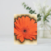 Deep Gerbera Briefkaart (Staand voorkant)