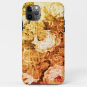 Deep Gold  Floral Toile Case-Mate iPhone Case (Achterkant)