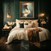 Deep Grace Ethereal Woman Teal Cream Gown Tissuepapier