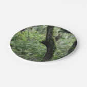 Deep Green Forest Papieren Bordje (Gekanteld)