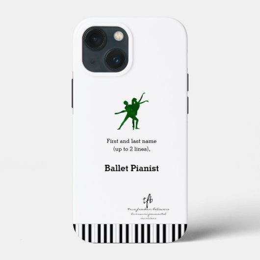 Deep Green I PDD Ballet Pianist Case-Mate iPhone Case (Achterkant)