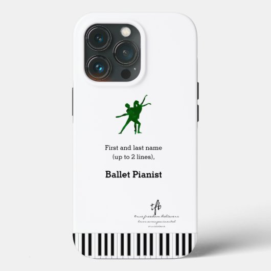 Deep Green I PDD Ballet Pianist Case-Mate iPhone Case (Achterkant)