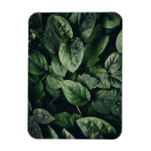 Deep Green Oerwoud Leaf Foliage Magneet (Verticaal)