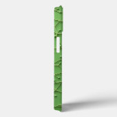 Deep Green Organic Textured iPhone Case (Achterkant / Rechts)