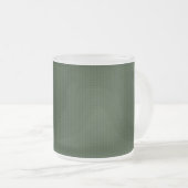 Deep Green Patterned Coffee Mok (Voorkant rechts)