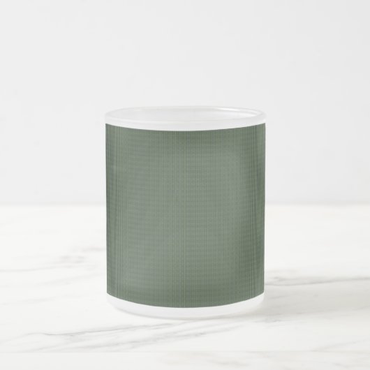 Deep Green Patterned Coffee Mok (Center)
