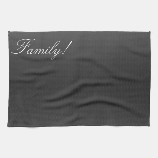 Deep Grey Mix Keuken Handdoek (Horizontaal)