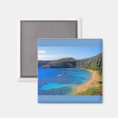 Deep Hanauma Bay 3, Honolulu, Oahu, Hawaï Binnenla Magneet (Voorkant / Achterkant)