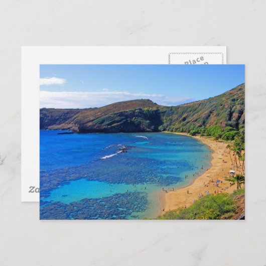 Deep Hanauma Bay 3, Honolulu, Oahu, Hawaii Inland Briefkaart (Voorkant / Achterkant)