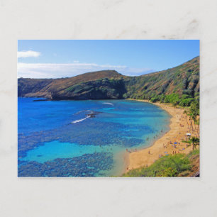 Deep Hanauma Bay 3, Honolulu, Oahu, Hawaii Inland Briefkaart