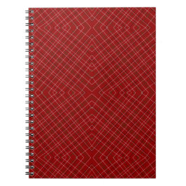 Deep Holiday Plaid Notitieboek